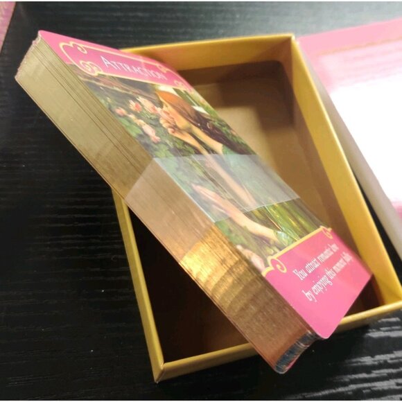 Vtg Romance Angels Oracle Cards Deck & Guidebook by Doreen Virtue OOP Original - Picture 5 of 7
